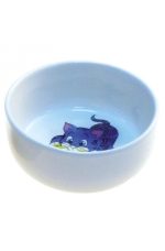 COMEDERO CERAMICA GATITOS  0,3 LT. / 11cm.