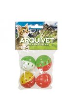 PELOTA CASCABEL 4,5 cm. Bolsa 4 Uds.