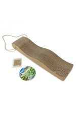 RASCADOR CARTON FORMA OLA.(46x12x5cm.)