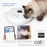 Comedero Inteligente 6 Raciones para gatos Catit PIXI - Imagen 5