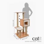 Árbol rascador para gatos Catit Vesper High Base - Imagen 9
