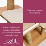 Árbol rascador para gatos Catit Vesper High Base - Imagen 7