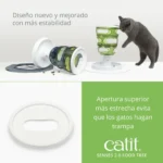 Comedero antivoracidad para gatos Catit Senses Food Tree - Imagen 6