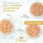 Pollo desmenuzado para gatos Catit Cuisine Fillet - Imagen 4