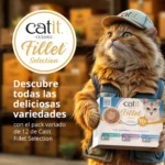 Atún desmenuzado para gatos Catit Cuisine Fillet - Imagen 8
