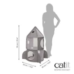 Cohete de juego plegable para gatos Catit Vesper Rocket - Imagen 11