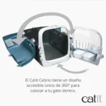 Transportín para gatos Catit Cabrio - Imagen 7