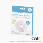 Filtro de triple acción sin marco de plástico para fuentes Catit Flower Fountain - Imagen 8