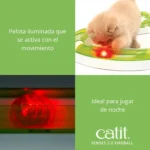 Pelota con luz para gatos Catit Senses Fireball - Imagen 3