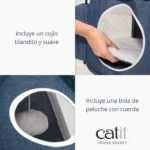 Cohete de juego plegable para gatos Catit Vesper Rocket - Imagen 5