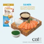 Snack cremoso para gatos Catit Creamy con Superalimentos - Imagen 5