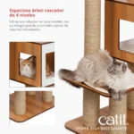 Árbol rascador para gatos de razas grandes Catit Vesper High Base Gigante - Imagen 3