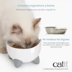 Comedero Elevado para gatos Catit  PIXI - Imagen 4