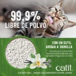 Arena Aglomerante Ultraligera para Gatos de Bambú Catit Go Natural - Imagen 6