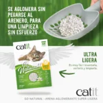 Arena Aglomerante Ultraligera para Gatos de Bambú Catit Go Natural - Imagen 3
