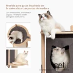 Árbol rascador para gatos Catit Vesper Treehouse - Imagen 4