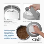 Contenedor de Comida de gatos al Vacío Catit PIXI - Imagen 6