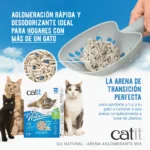 Arena Aglomerante Mix para Muchos Gatos Catit Go Natural - Imagen 3