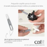 Kit de limpieza para fuentes de gatos Catit - Imagen 4