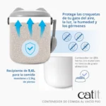 Contenedor de Comida de gatos al Vacío Catit PIXI - Imagen 5