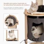 Árbol rascador para gatos Catit Vesper Treehouse - Imagen 9