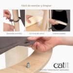 Árbol rascador para gatos Catit Vesper Treehouse - Imagen 11